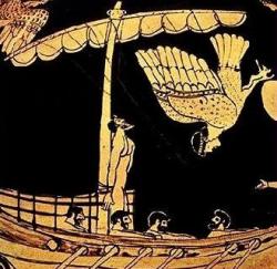 Ulysse et les Sirènes (vase attique à figures rouges), vers 480-470 av. J.-C